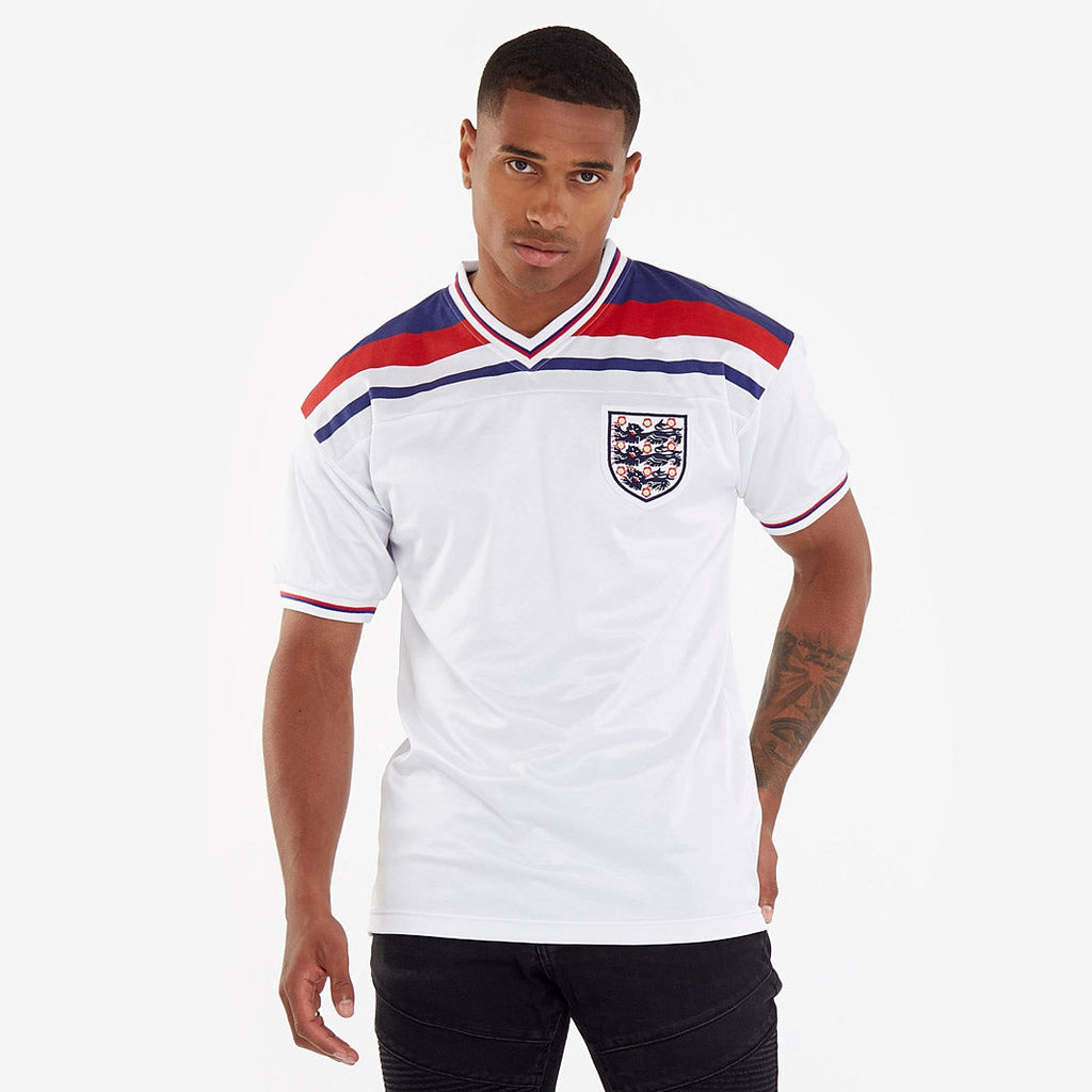 Score Draw England Football 1982 World Cup Home Dres