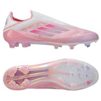 Adidas F50 Elite Laceless FG Lamine Yamal 304 - Clear Pink/Purple Glow/Lite Pink LIMITED EDITION