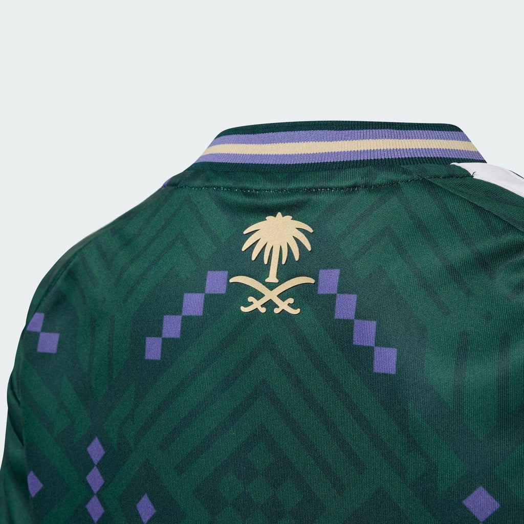 Saudi Arabia 26 Home Mini Dres Full Set Dres & Kraťasy